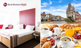 Overnachting(en) voor 2 + ontbijt + evt. diner in hartje Gouda