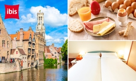 Overnachting(en) voor 2 + ontbijt in hartje Brugge
